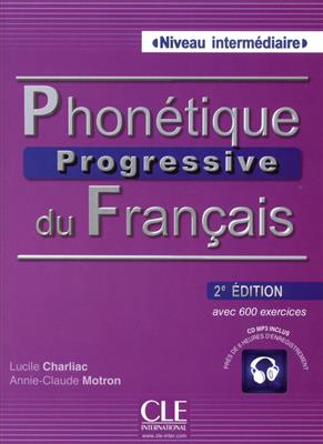 کتاب Phonetique progressive - intermediaire - 2eme edition