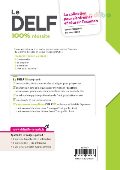 کتاب Le DELF - 100% réussite - B1