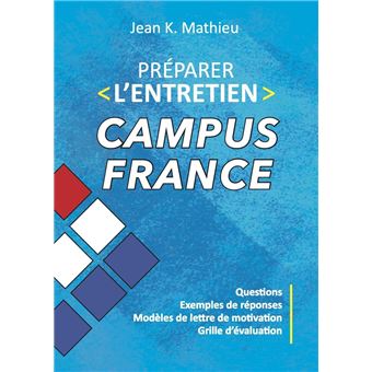 کتاب Préparer l'entretien Campus France