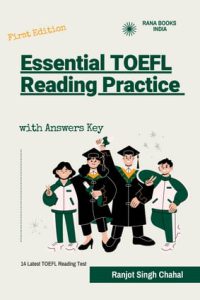 کتاب ESSENTIAL TOEFL READING PRACTICE WITH ANSWERS KEY