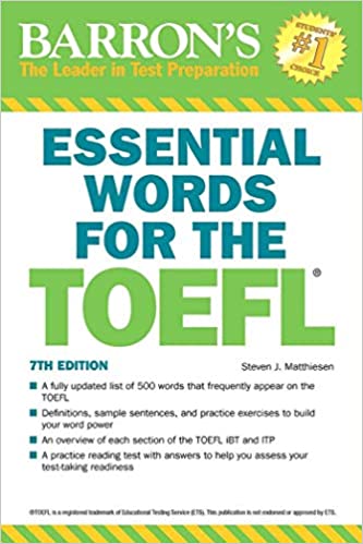 کتاب Essential Words for the TOEFL (Barron's Test Prep) Seventh Edition