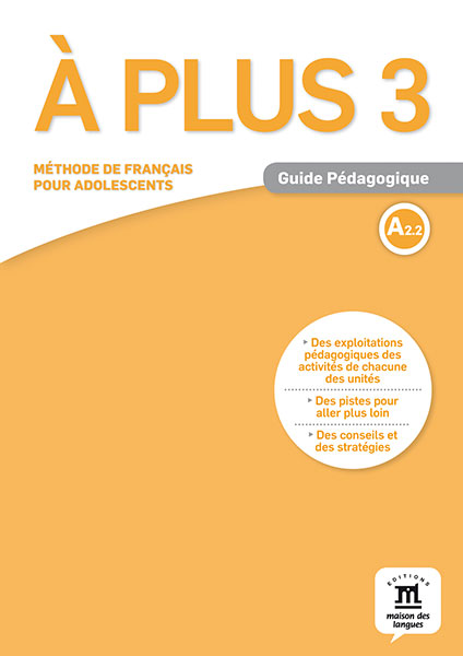 کتاب A plus 3 - Guide Pedagogique