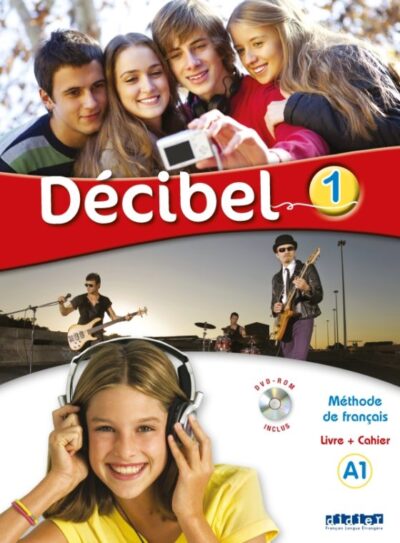 کتاب Decibel 1 niv.A1 - Livre + Cahier + CD mp3 + DVD