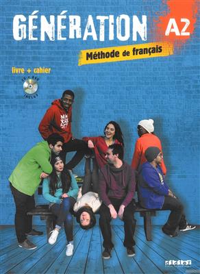 کتاب Generation 2 niv. A2 - Livre + Cahier + CD mp3 + DVD