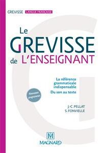 کتاب Le Grevisse de l'enseignant - Grammaire de reference