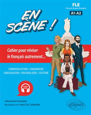 کتاب En scene ! - Cahier pour réviser le français autrement... A1-A2 + MP3