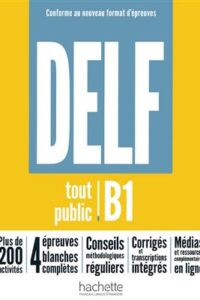 کتاب DELF tout public B1 nouveau format d'épreuves + MP3