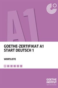 کتاب Goethe Zertifikat A1 start Deutsch 1 - Wortliste