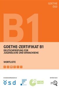 کتاب Goethe Zertifikat B1 DEUTSCHPRÜFUNG FÜR- Wortliste